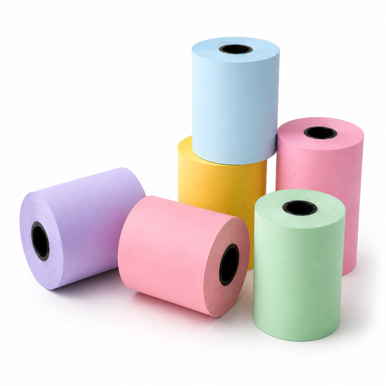 Custom Colored Thermal Paper Rolls for POS & Receipt Printing